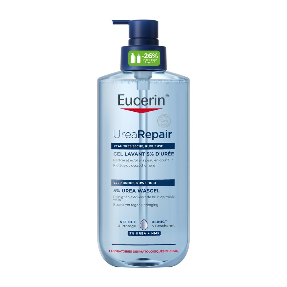 Eucerin UreaRepair Wasgel 5% Urea Zeer Droge En Ruwe Huid 400ml