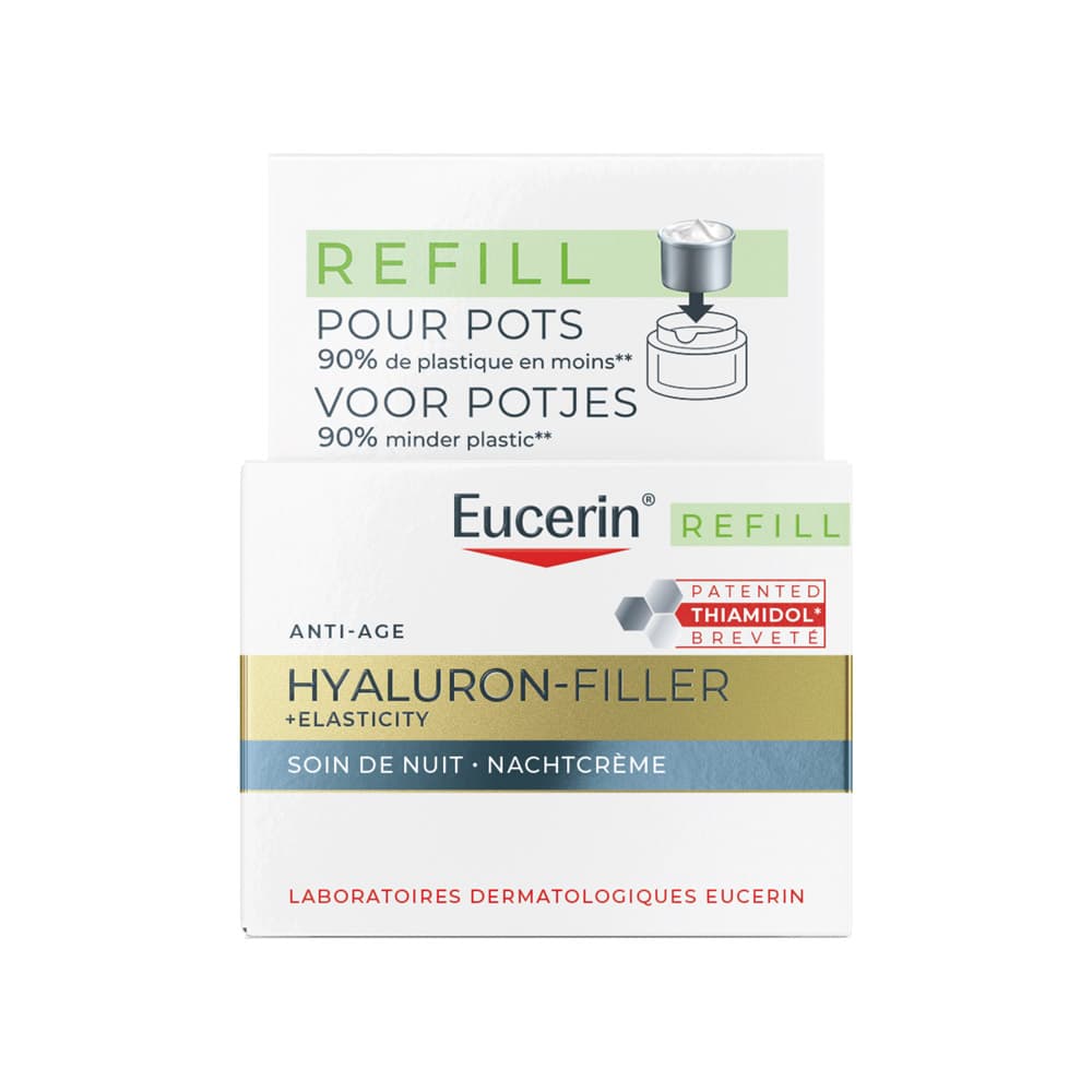 Eucerin Hyaluron-Filler + Elasticity Nachtcrème Navulling 50 Ml