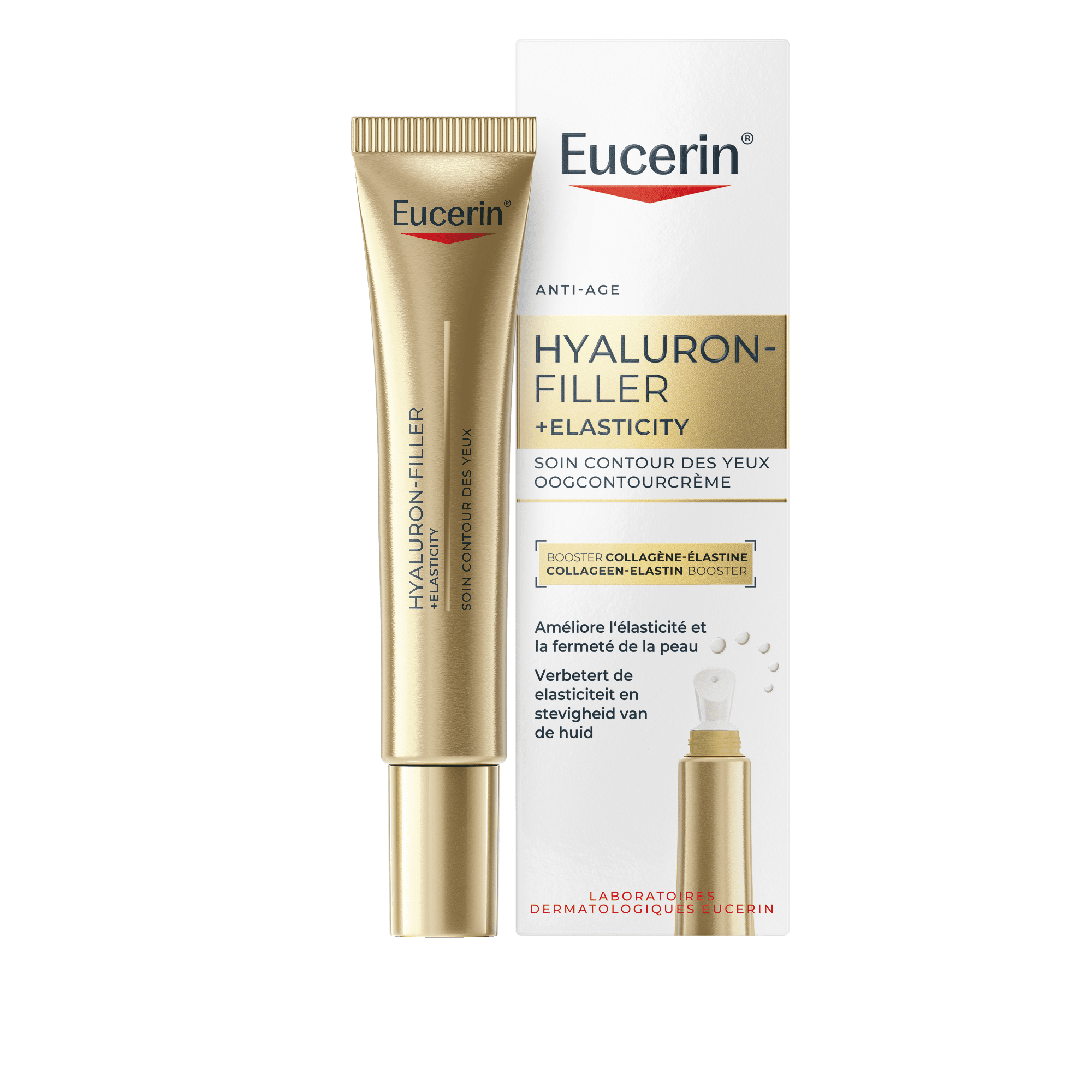 Eucerin Hyaluron-Filler + Elasticity Oogcontourcrème Anti-Age SPF20 15 Ml