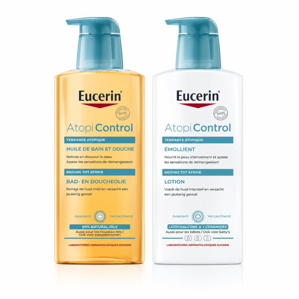 Eucerin AtopiControl Duo Tegen Een Zeer Droge Huid Met Neiging Tot Atopie Promopakket