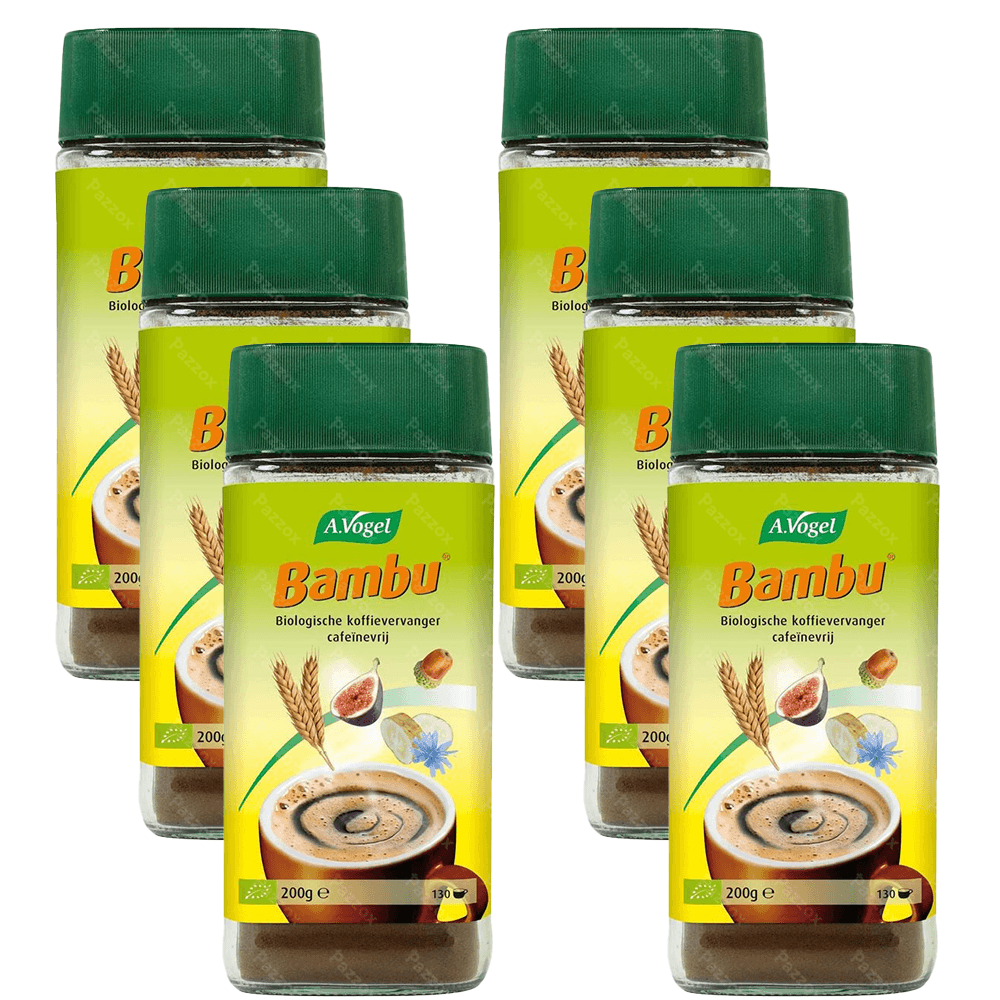 A.Vogel Bambu Cafeïne Vrije Biologische Koffievervanger 6 X 200g Promopakket