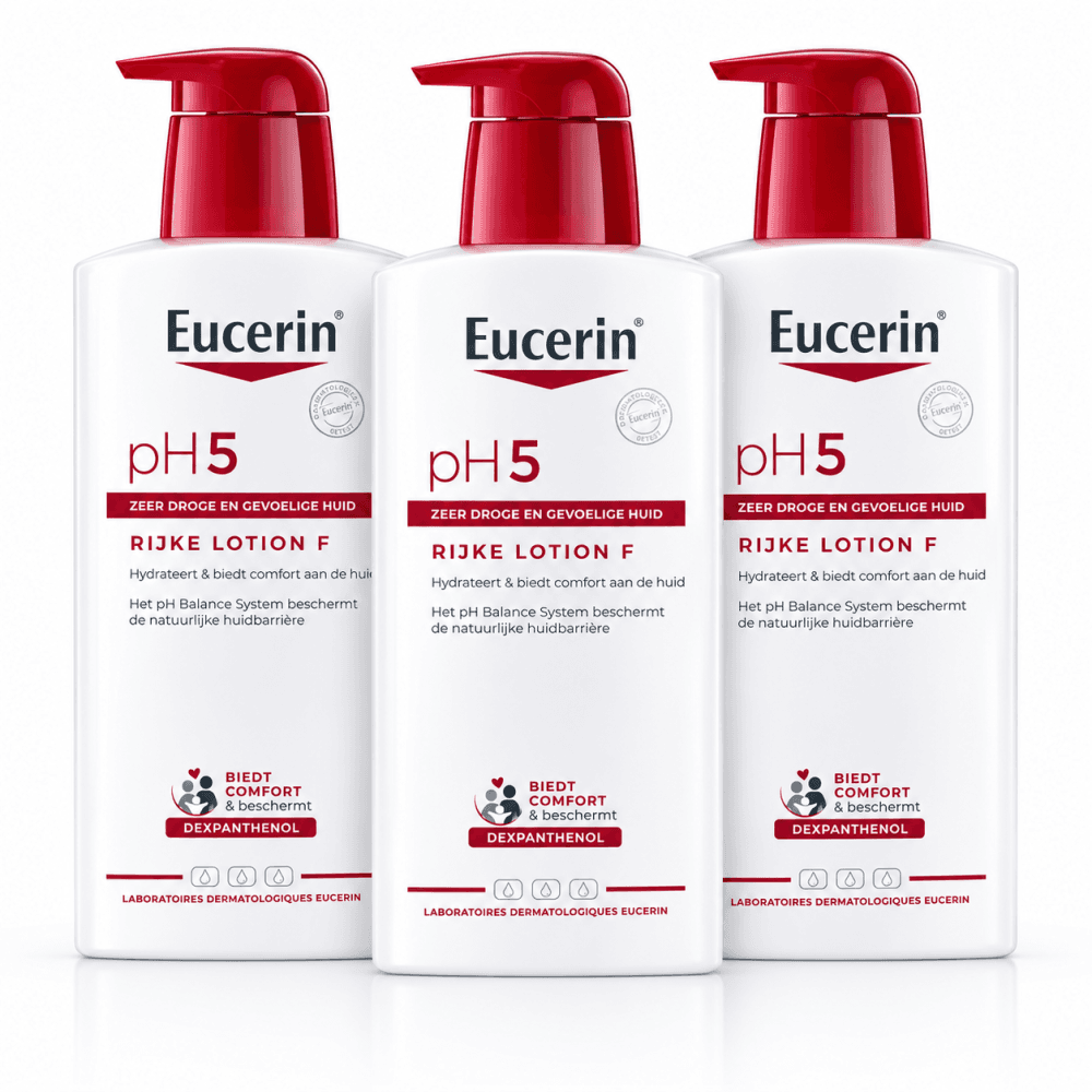 Eucerin PH5 Crème De Corps F Peau Très Sèches Et Sensible 3 X 400ml Promo