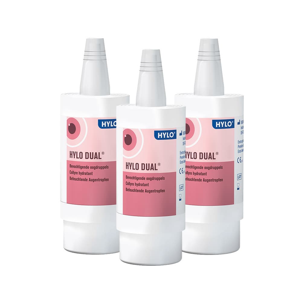 Hylo Dual Gouttes Oculaires Hydratantes 3 X 10 Ml Paquet Promo