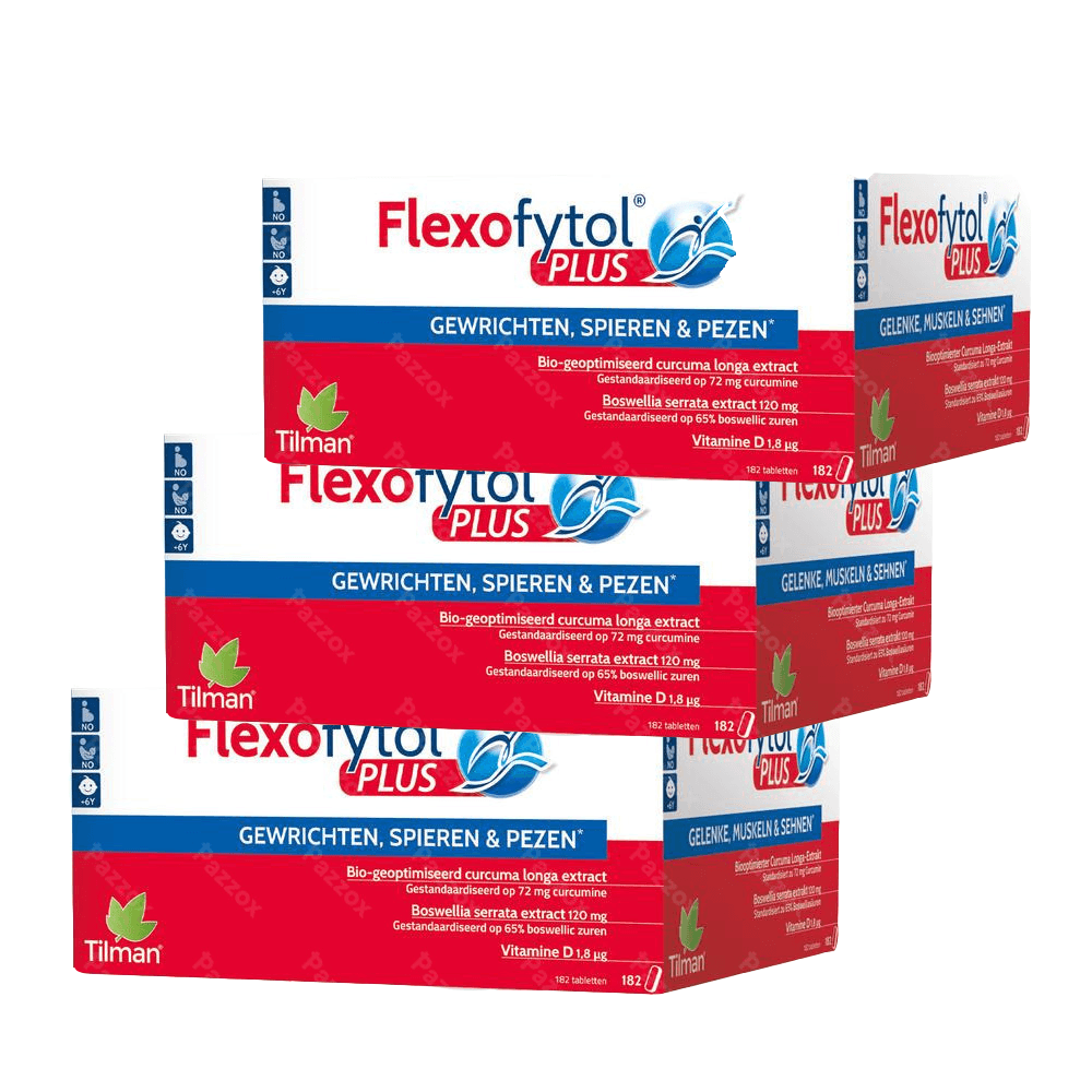 Flexofytol Plus Les Articulations, Muscles Et Tendons 3 X 182 Comprimés Paquet Promo